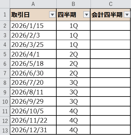 「1Q」の形にした表