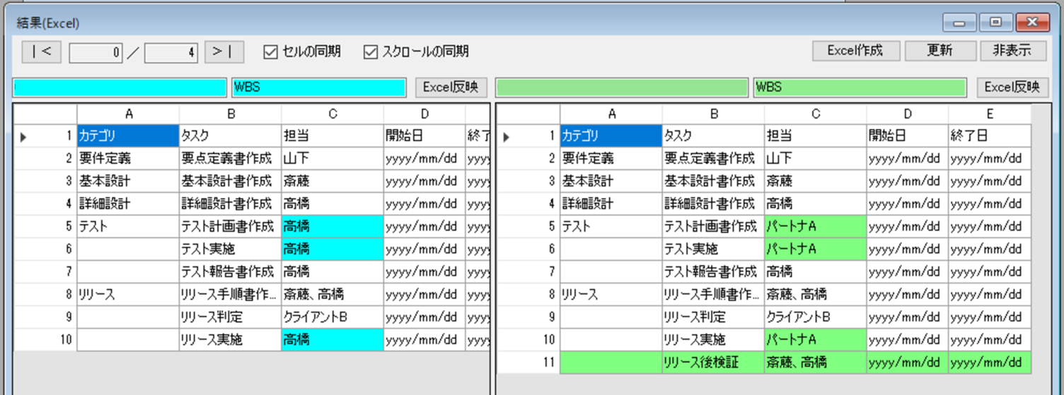 インストール不要 一瞬で２つのexcelブックの中身を比較 Diff する方法 エク短 Extan Jp